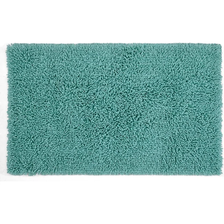 OTTO home Badematte Xennia, Badvorleger, Badezimmer Teppich, Duschvorleger, Höhe 28 mm, rutschhemmend beschichtet, schnell trocknend, Baumwolle, rechteckig, Badteppich, Uni Farben, vielseitig kombinierbar – Bild 2