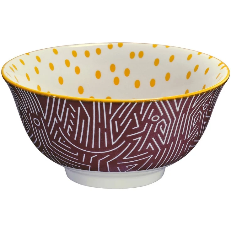 Cilio Schale AMICI Bowl Linien 18 cm, Porzellan, (Bowls) – Bild 3