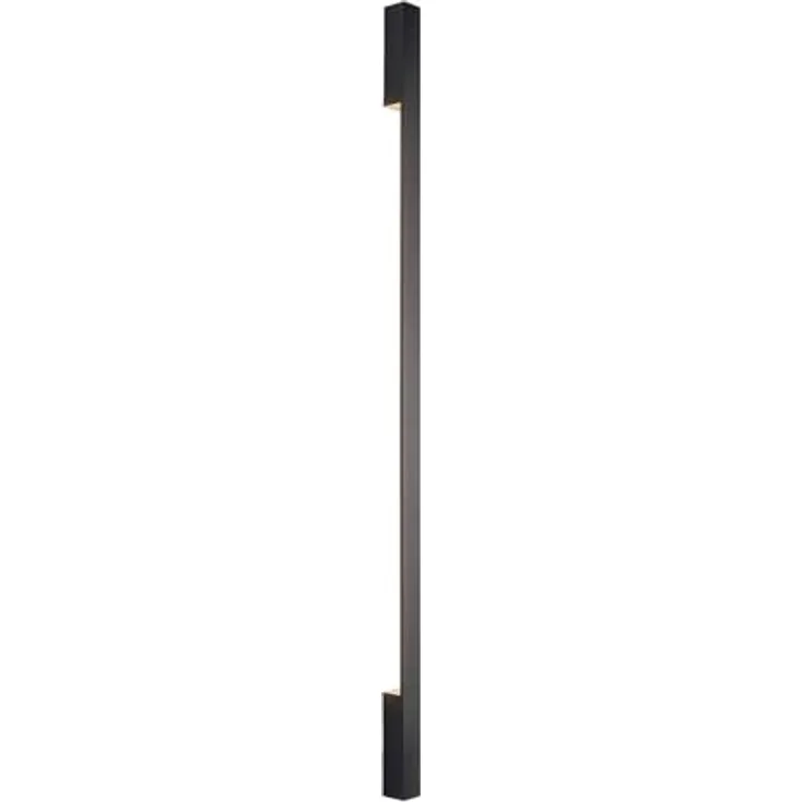 Arcchio LED Wandleuchte Ivano, moderne 2-flammige Wandlampe in Schwarz aus Aluminium für Schlafzimmer, Wohnzimmer und Flur