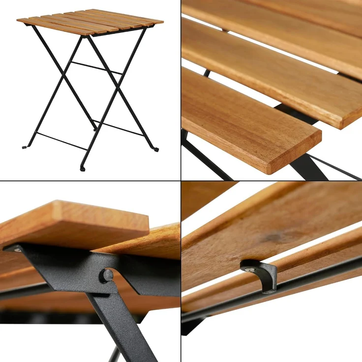 Bistroset Bovino 3-tlg. Akazienholz [casa. pro] – Bild 8