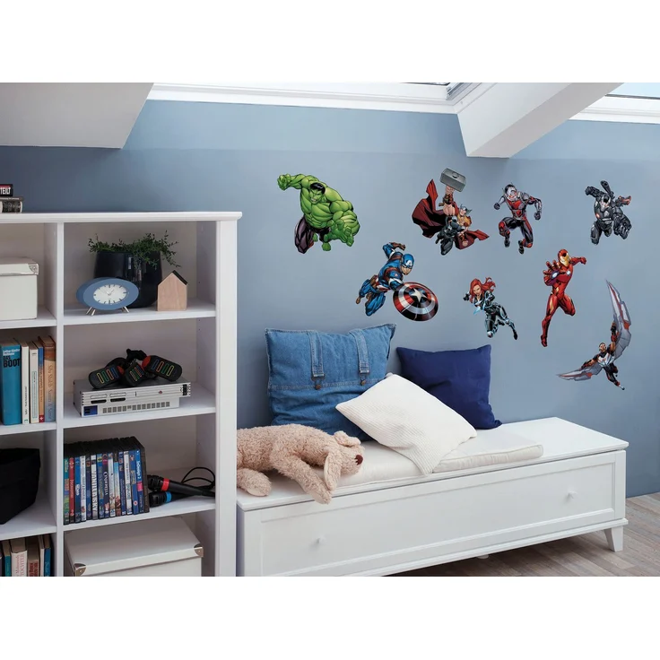 Komar Wandtattoo Avengers Crew - Größe 50 x 70 cm (8 St), Künstler: Komar, selbstklebend, Wandsticker, Kinderzimmer – Bild 5