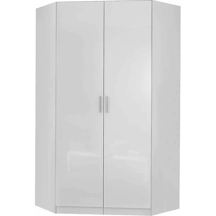 Eckschrank Chile / Celle, Holzwerkstoff, Weiß, 117 x 197 x 117 cm