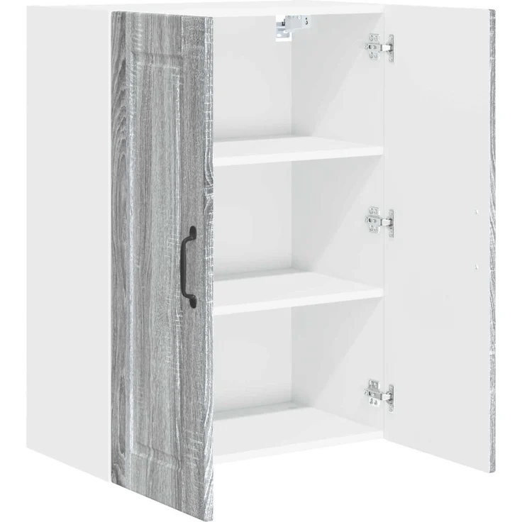 vidaXL Wandschrank PORTO Sonoma-Grau 60 x 31 x 80 cm Holzwerkstoff 885401 – Bild 5