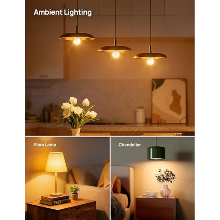 Linkind E27 Golf P45 Lampe 3.4W erzetzt 40Watt, 2700K Warmweiß 470Lumen E27 LED Leuchtmittel G45 Birne, klasse D Energiesparlampe mit 240° Abstrahlwinkel, nicht dimmbar, 3 Stück – Bild 8