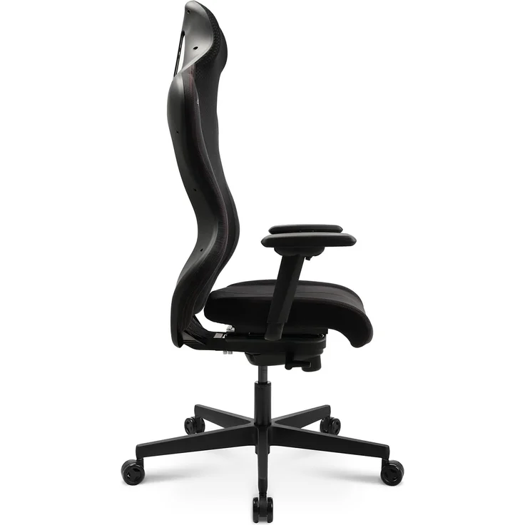 Topstar Bürostuhl Gamingstuhl Sitness RS Sport Plus Mikrofaser inkl. Armlehnen mit Lordosenkissen schwarz – Bild 3