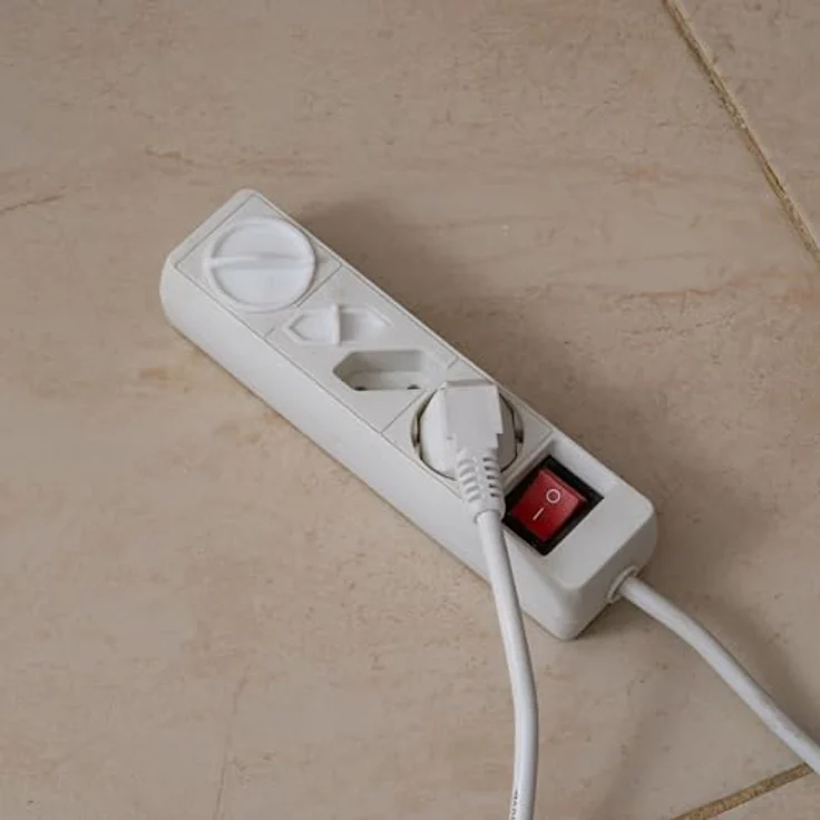 Steckdosen Abdeckung, 2 Stück, in Weiß, aus Silikon, Steckdosenschutz vor Spritzwasser, Staub, Deckel für Eurostecker Typ C Steckdose, Kappe für Öffnungen von Mehrfachstecker, Möbel Steckdosenleiste – Bild 9
