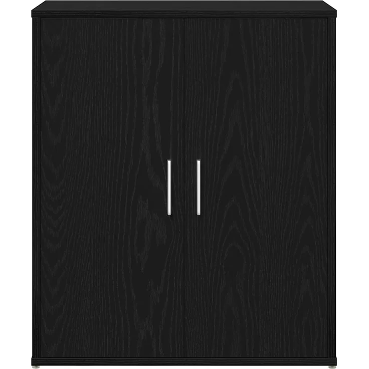 vidaXL Sideboard Schwarze Eiche 60x31x70 cm Holzwerkstoff 869143 – Bild 5