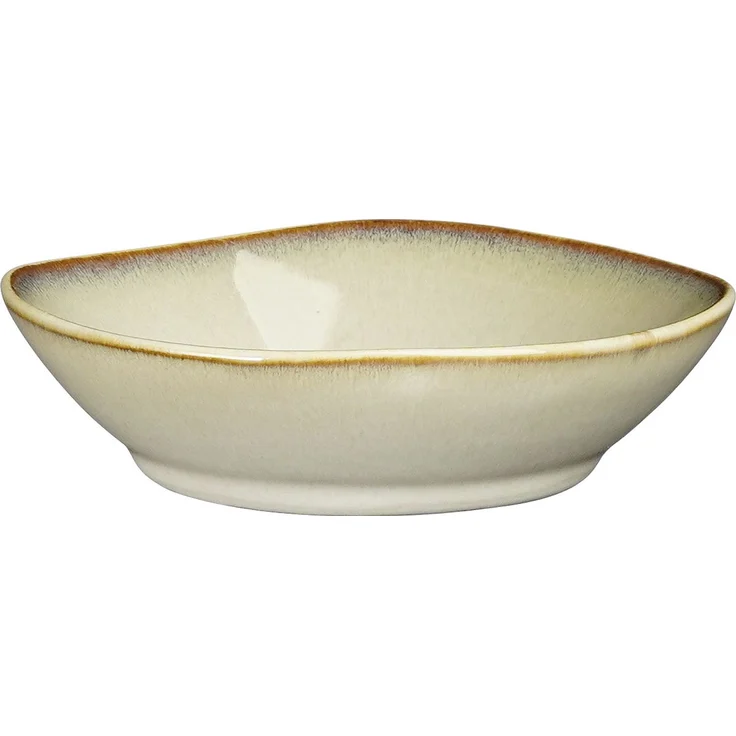 Mica Decorations Schale Racco stoneware 4 x 12 cm beige – Bild 2
