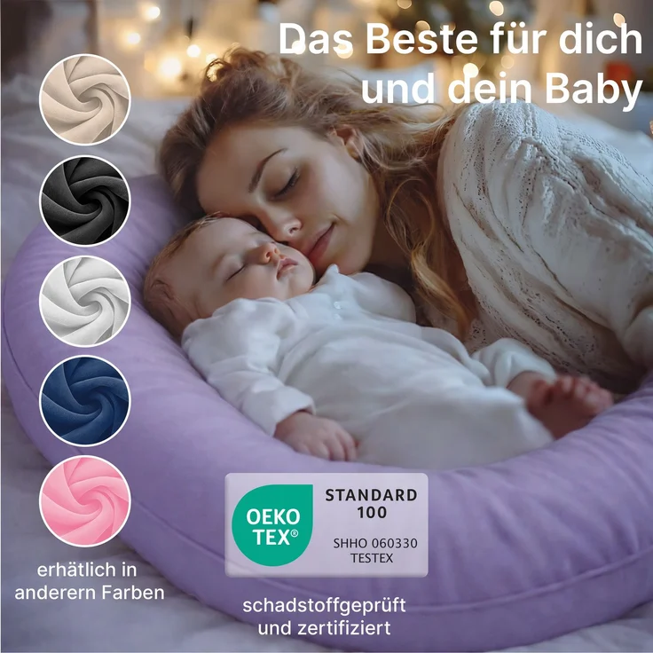 ELONEO Seitenschläferkissen XXL - Multifunktionskissen mit Bezug, formstabil, druckentlastend, bequem – Bild 5