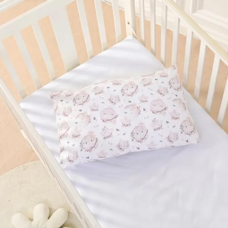 Kinderkissen Mit Kopfkissenbezug Aus Baumwolle 40x60 cm - Kopfkissen Geeignet Für 3 Bis 10 Jahre - Kinder Kuschelkissen - Weiches Kinder Kopfkissen Hypoallergen - Ideal Fürs Bett, Reisen, Schläfchen – Bild 5