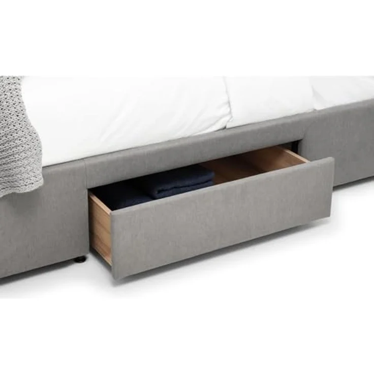 Julian Bowen Fullerton Bett mit 4 Schubladen, grau, Doppelbett – Bild 5