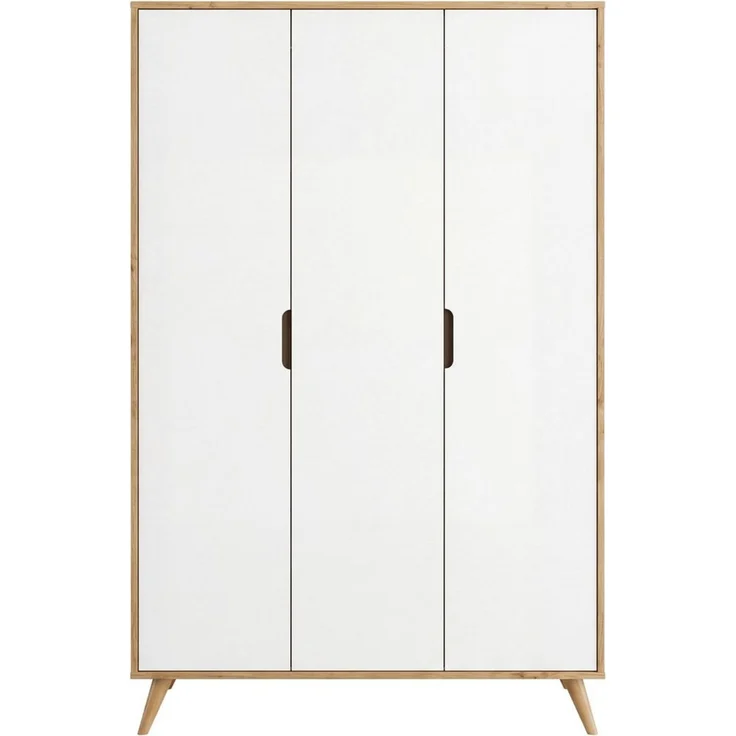 OTTO home Kleiderschrank TALVINNA, Schlafzimmerschrank,Garderobenschrank,Schrank,Dielenschrank (OTTO HOME TOPSELLER) 3-türig, Breite 120cm, 1 Kleiderstange, 2 feste & 2 variable Böden – Bild 1