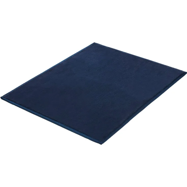 Kleine Wolke Badematte »Velvet«, Badvorleger, Badezimmer Teppich, Höhe 5 mm, rutschhemmend beschichtet, fußbodenheizungsgeeignet, Polyester, rechteckig, Badteppich, Uni Farben, Samt-Optik, leichter Schimmer