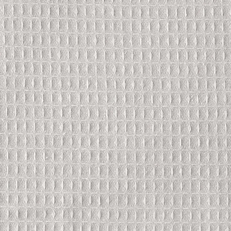 mDesign Luxus Duschvorhang Badewannenvorhang Waffelmuster Polyester Hellgrau – Bild 8