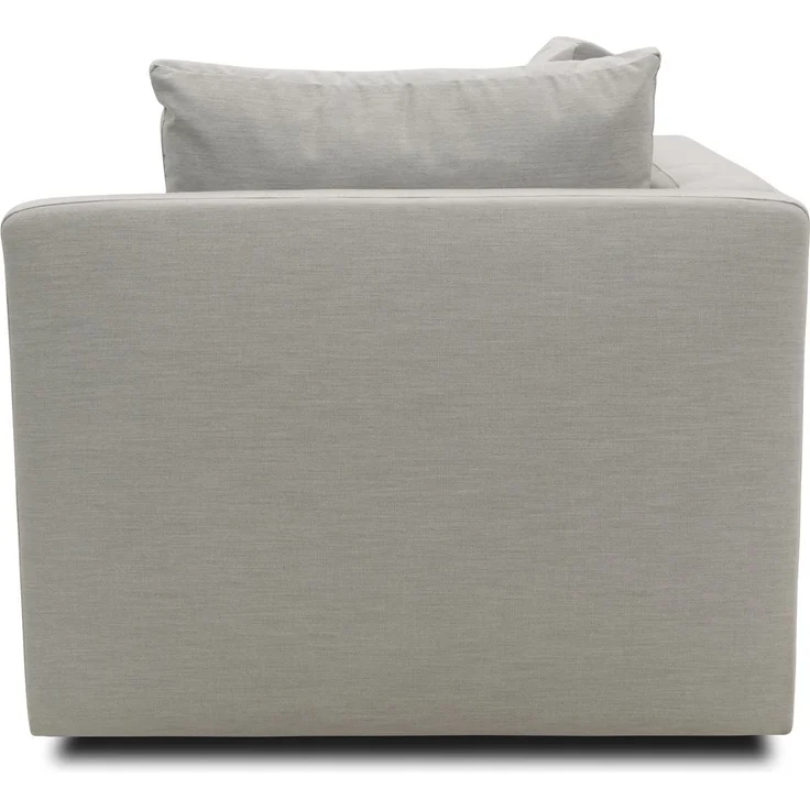 Gartenlounge Ecke Links Bozhana 110x67x96 mit Outdoorbezug in silber – Bild 4
