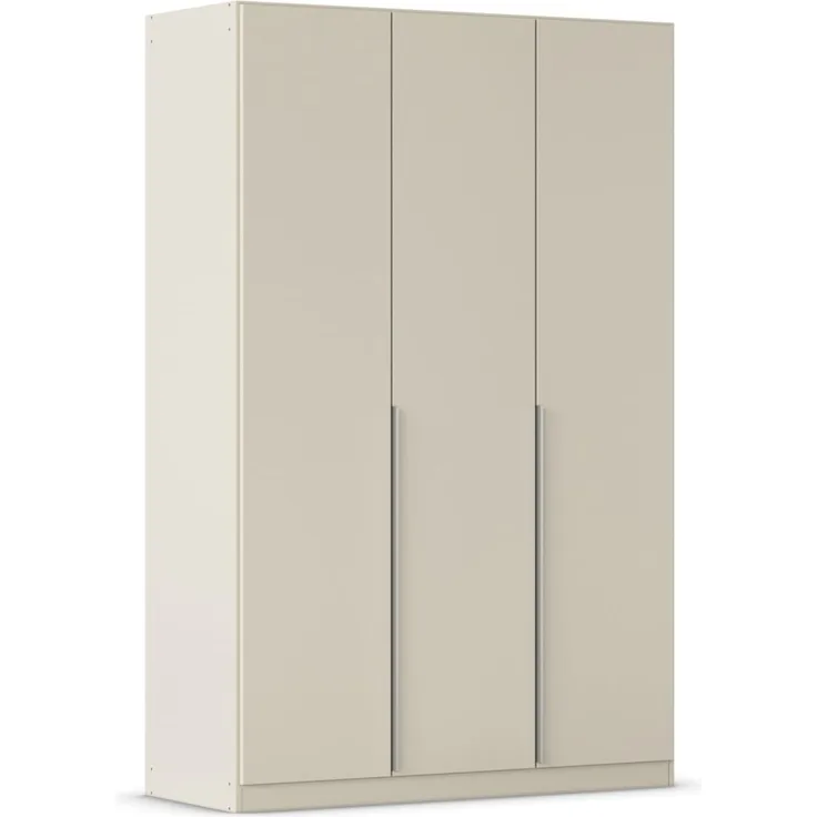 Rauch Möbel Alabama, Kleiderschrank für Schlafzimmer, Kinderzimmer, Wohnzimmer, Garderobe, Flur, 3-türig, mit Zubehör Basic, Farbe Beige, Breite 136 cm