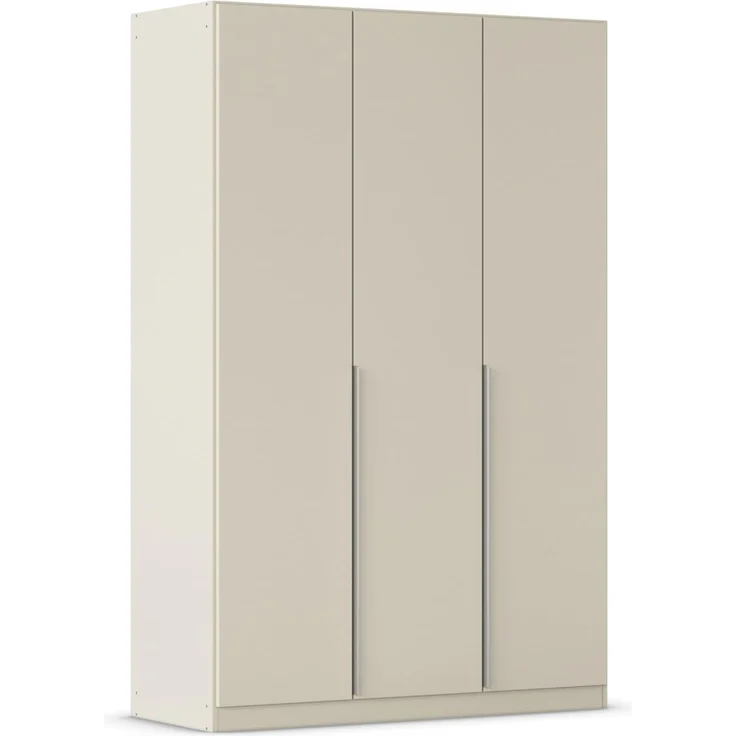 Rauch Möbel Alabama, Kleiderschrank für Schlafzimmer, Kinderzimmer, Wohnzimmer, Garderobe, Flur, 3-türig, mit Zubehör Basic, Farbe Beige, Breite 136 cm – Bild 1