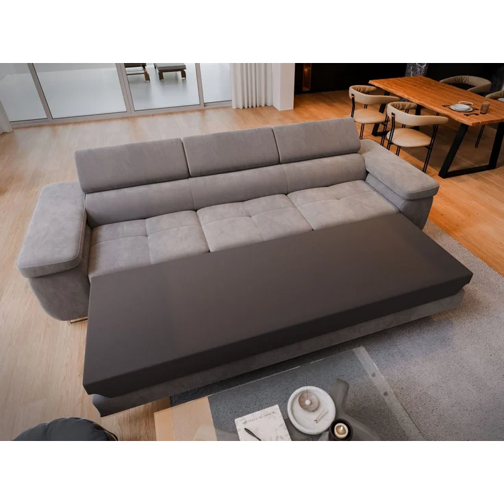 Masseno Sofa MOSINE mit Schlaffunktion, Schlafsofa, Wohnzimmersofa, Couch, Soffa – Bild 3