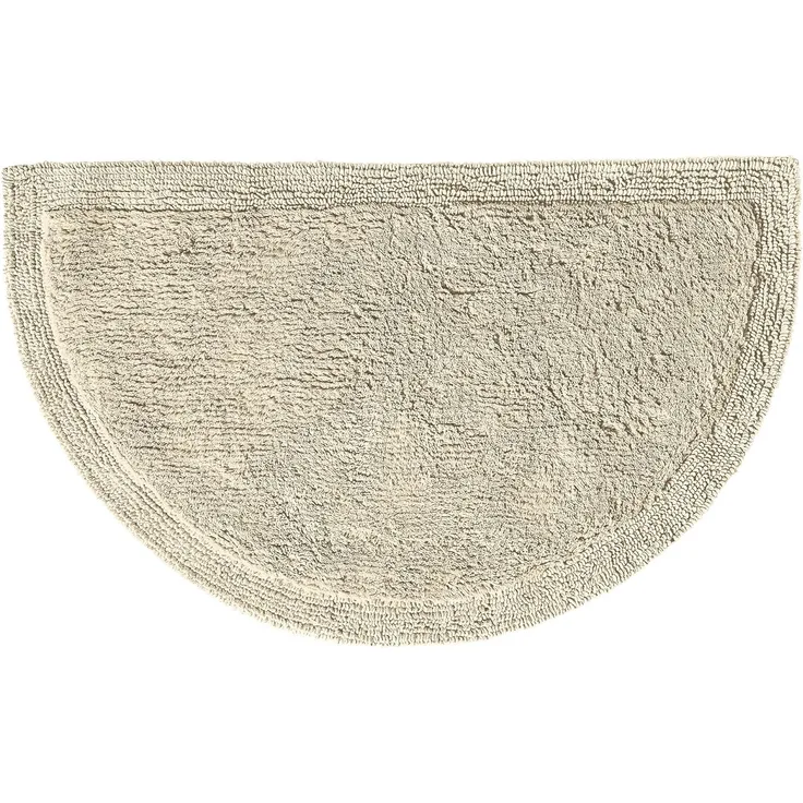 Erwin Müller Duschmatte Duschvorlage "Stuttgart" halbrund, Höhe 15 mm, Uni