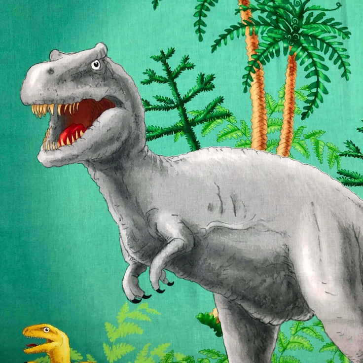 Dino Grün Bettwäsche Digitaldruck ESPiCO Sleep and Dream 135 x 200 + 80 x 80 cm – Bild 8