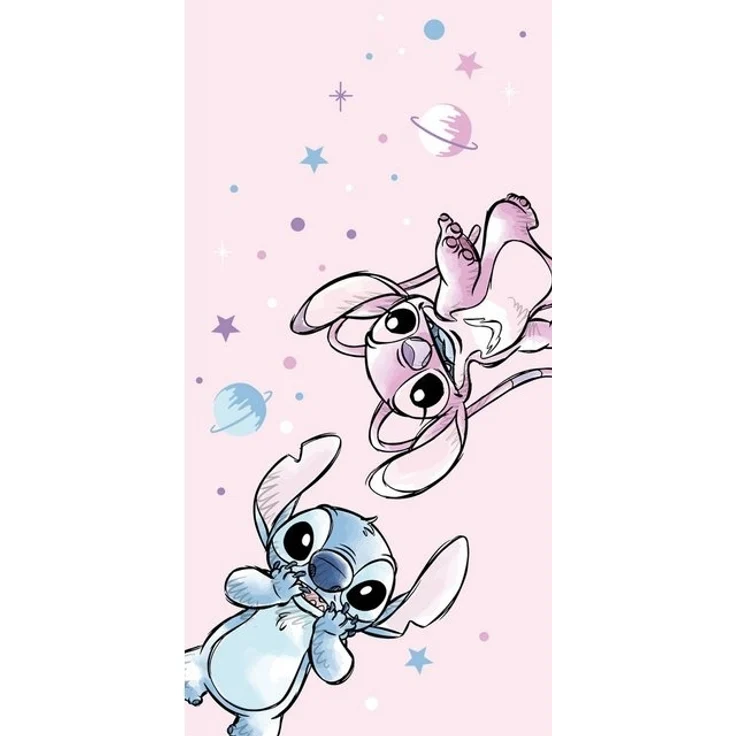Disney Lilo & Stitch Strandhandtuch – Weiches Polyester-Badetuch 140x70 cm für Kinder – Bild 2