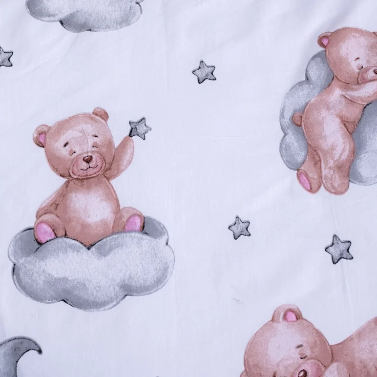 Teddy Bear Kinderbettwäsche – Bettbezug 100x135 cm & Kissenbezug 40x60 cm – Bild 4