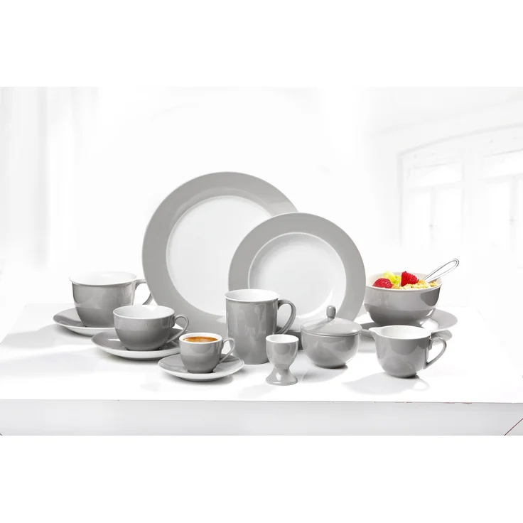 Tafelservice 12 tlg. Doppio grau
