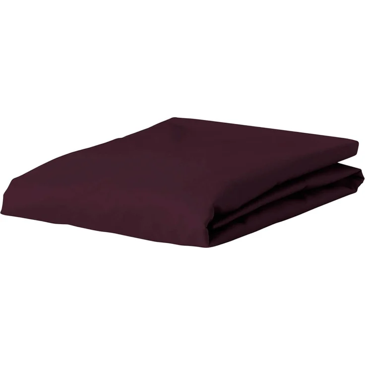 Essenza Spannbettlaken The Perfect Organic Jersey, Burgundy, 180x200 - 200x220 cm