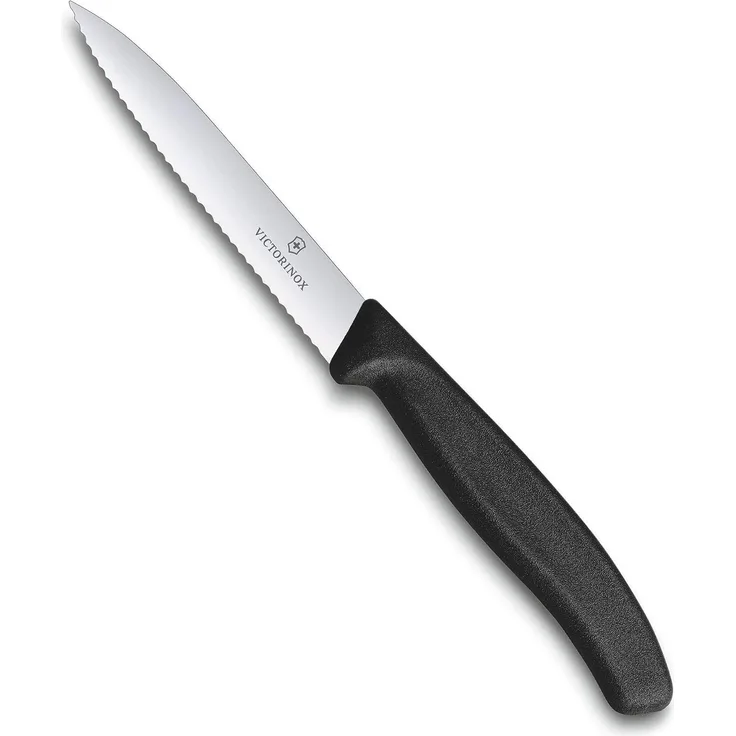 VICTORINOX Tomatenmesser Swiss Classic Wellenschliff schwarz 109756