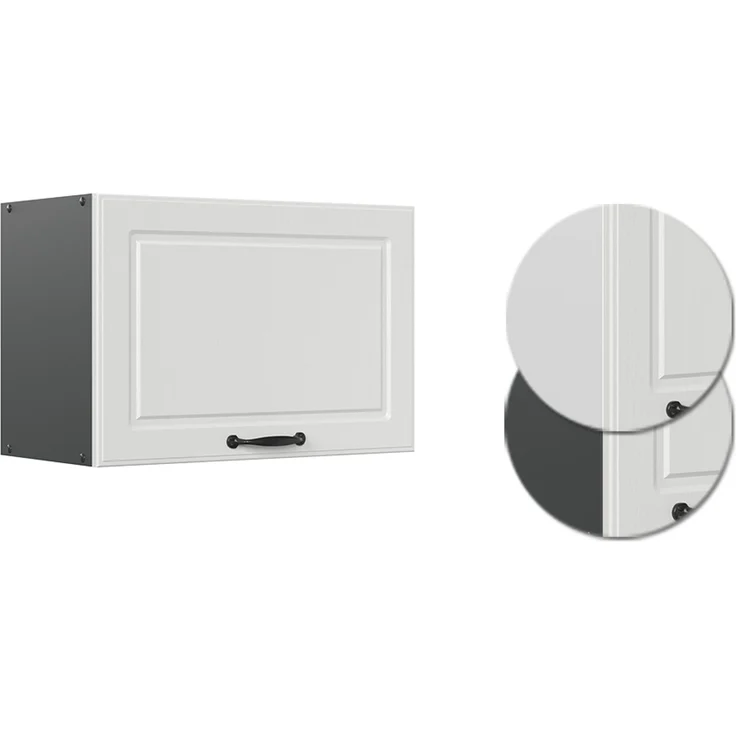 Hängeschrank R-Line Weiß Landhaus 60 cm Flach Vicco – Bild 6