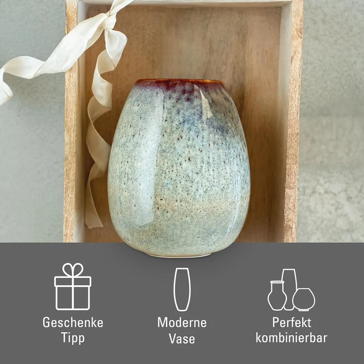 like. by Villeroy & Boch Lave Home Vase Drop beige 17,4 cm - DS – Bild 5