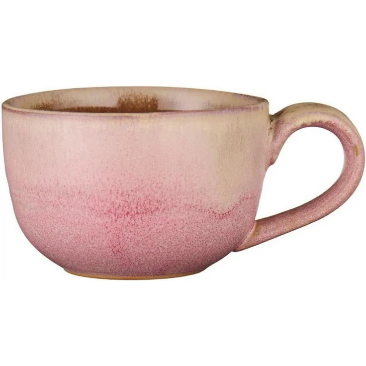 Ib Laursen Tasse Ib Laursen Tasse mit Henkel Trosa Hellbraun-Zartrosa Struktur