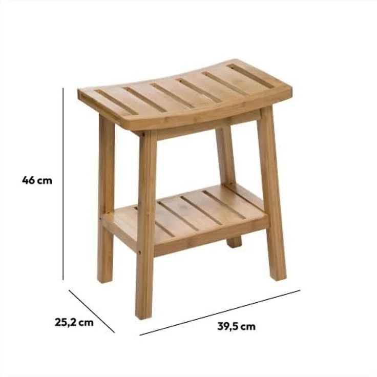 5 five simply smart 5five - aufbewahrungshocker Bambus – Bild 3