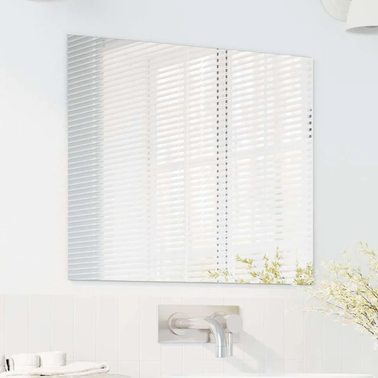 vidaXL Wandspiegel 50 x 60 cm Gehärtetes Glas Rechteckig 42023026 – Bild 3