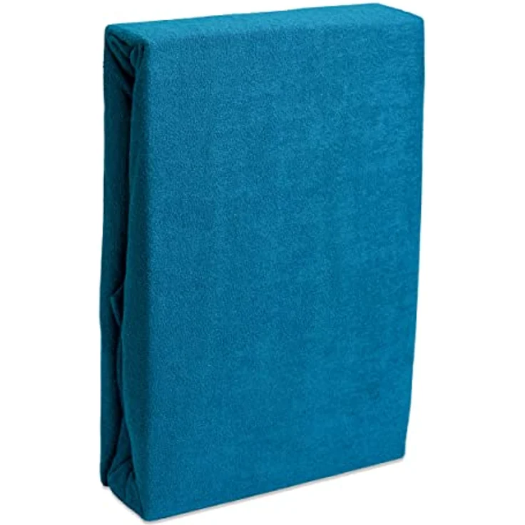 Hometex Premium Textiles Spannbettlaken aus Frottier Stoff bis 23 cm Steghöhe, Frottee, Gummizug: Rundumgummizug, Kuschelig warm und extra weich, ideal für die kalte Jahreszeit – Bild 4