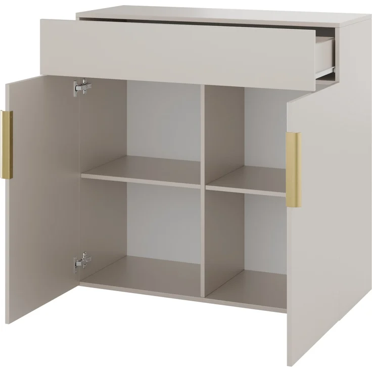 Kommode Kerkin 2D1S (Farbe: Nuss Warmia) – Bild 3