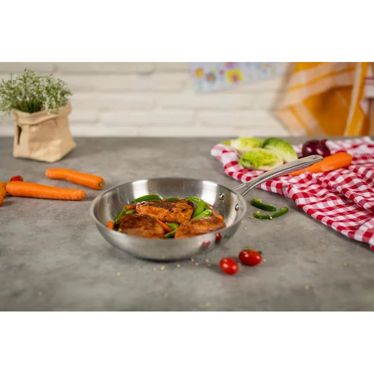 Kuhn Rikon Allround Bratpfanne 32 cm unbeschichtet – Bild 8