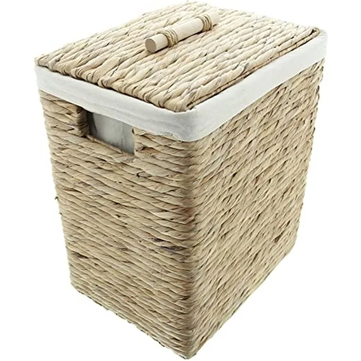 Frank Flechtwaren Wäschekorb Wasserhyazinthe 581012 Aufbewahrungskorb