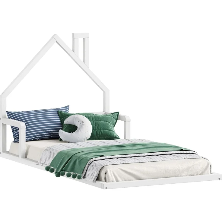 IDIMEX Kinderbett ELOA, Bodenbett Kinderbett 90x200 cm Montessori – Bild 1