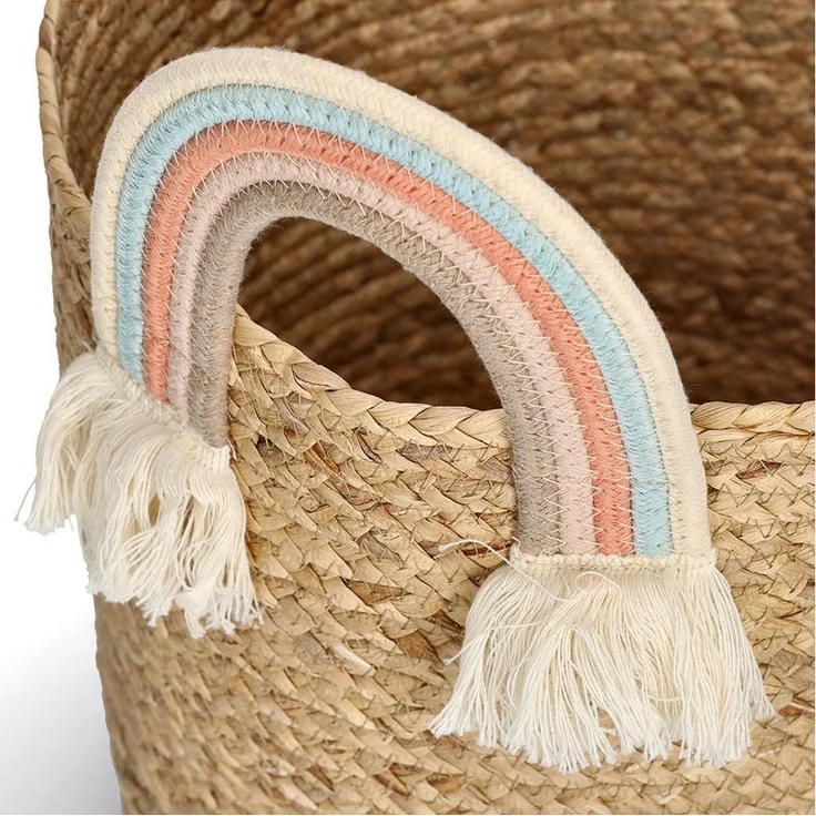 Aufbewahrungskorb Rainbow - naturfarben - Ø 35cm – Bild 2