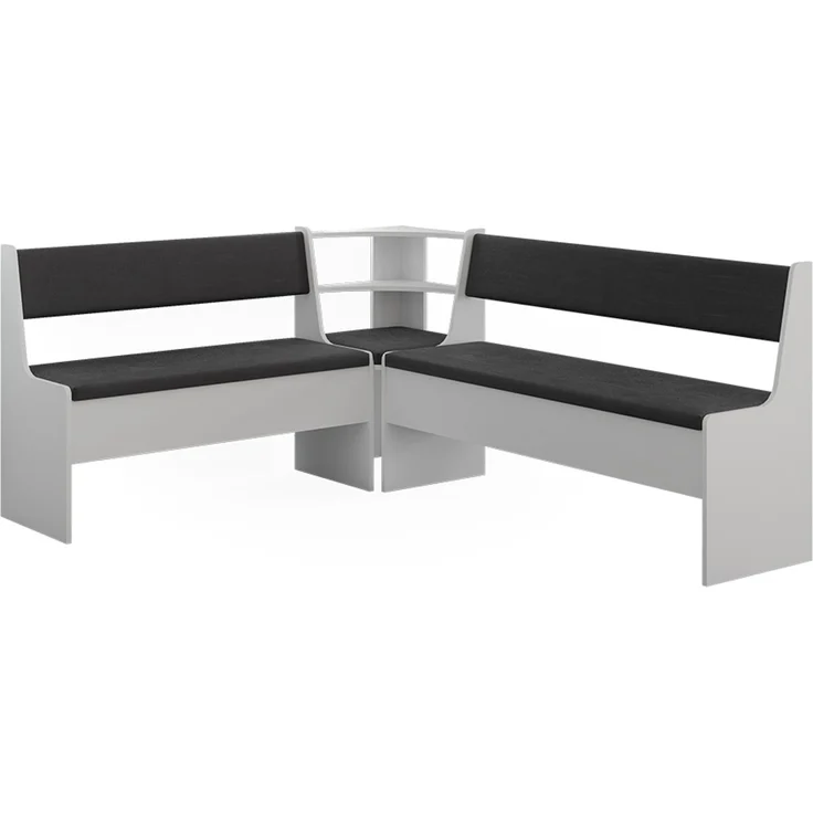 Eckbankgruppe Roman Weiß 150.1x180.1 cm Vicco – Bild 1