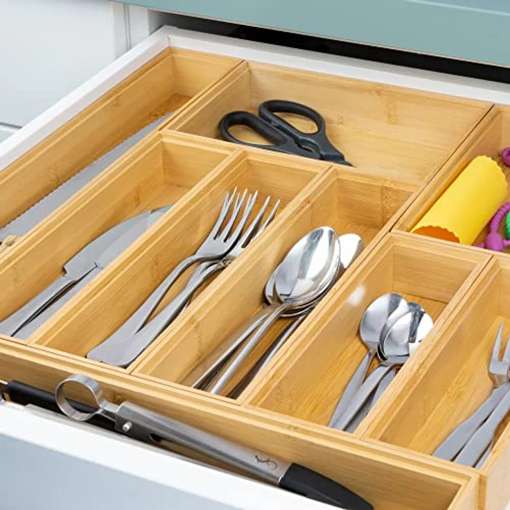 Lurch Organizer-System Box Bambus 7X42 cm – Bild 2