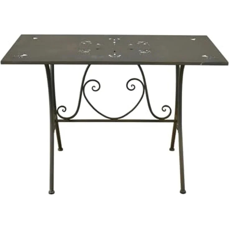 HTI-Living Gartentisch Gartentisch 120 Lily (Stück, 1-St, 1 Gartentisch), Metalltisch Terrassentisch – Bild 1