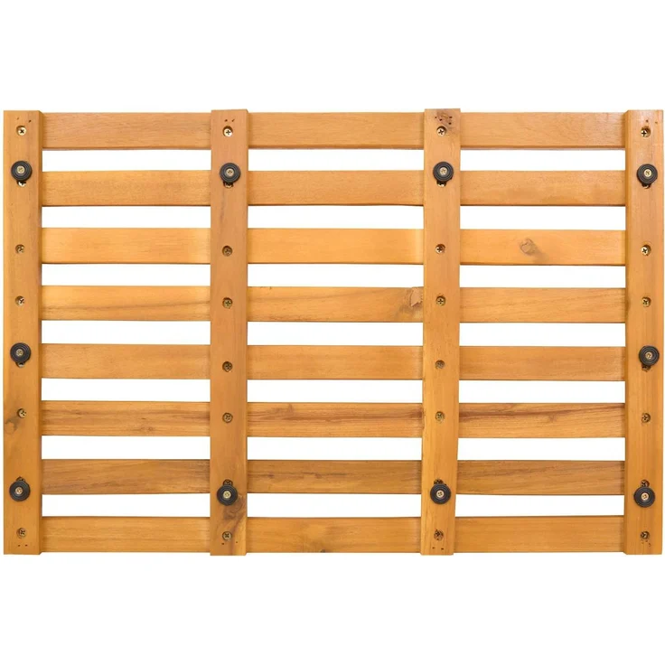 vidaXL Badematte 2 stk. Natur 56 x 37 cm Massivholz Akazie 42025258 – Bild 7