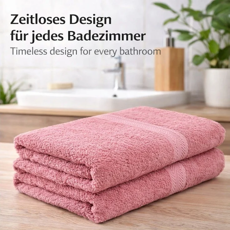 Betz Handtücher 2-tlg. Handtuch-Set PREMIUM 2 Handtücher 50x100 cm, (Set, 2-St) – Bild 2
