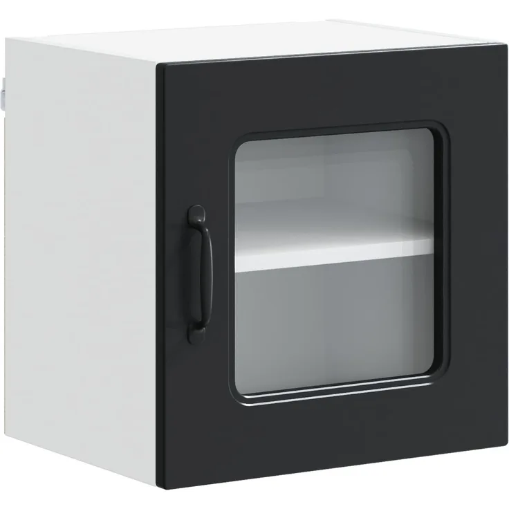 Hängeschrank, Küchenschrank Schwarz 40 x 31 x 40 cm Holzwerkstoff