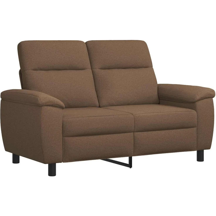 vidaXL Sofa Braun 158 x 90 x 95 cm Stoff 42040932 – Bild 2