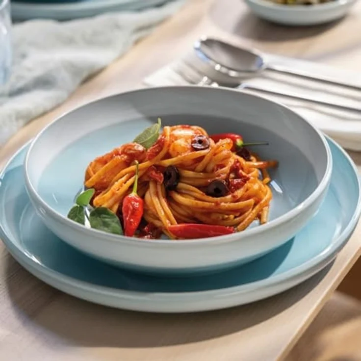 like. by Villeroy & Boch Perlemor Aqua Pastaschale / Suppenteller – Bild 2