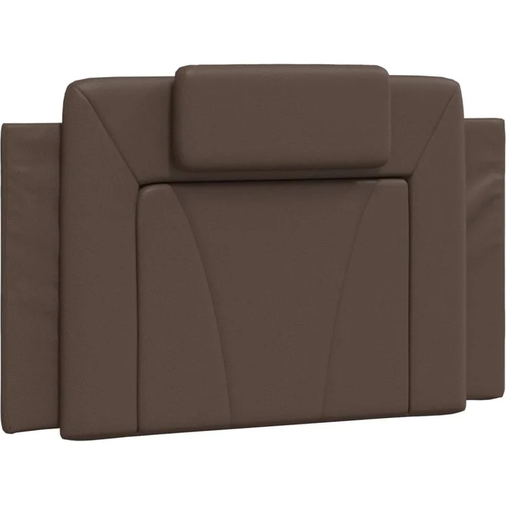 vidaXL Kopfteil-Kissen Braun 90 cm Kunstleder 374769 – Bild 2