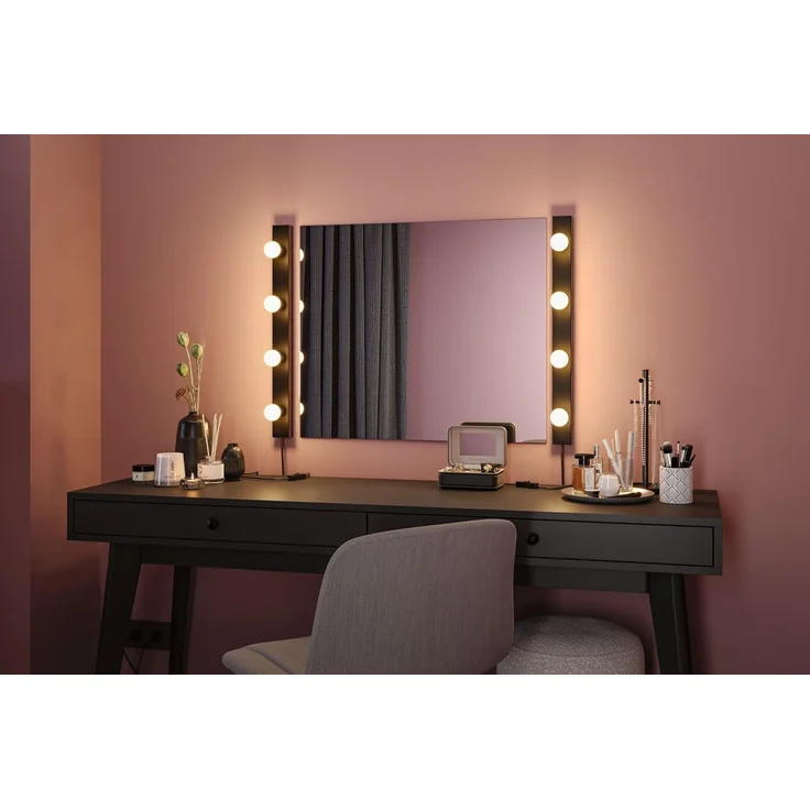 Paulmann 80101 Spiegelleuchte Regula II Stecker 4-flammig E14 Schwarz IP44 – Bild 6